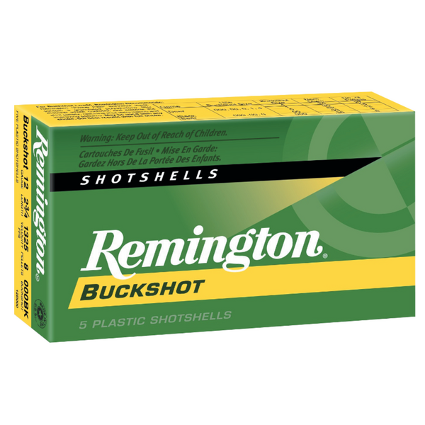 Remington Express Buckshot Ammo 12ga 2-3/4in 00 5 Rounds