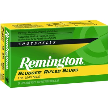 Remington Remington SP20RS Slugger Rifled Slugs 20 GA, 2-3/4 in, 5/8oz, 1580 fps, 5 Rnd per Box