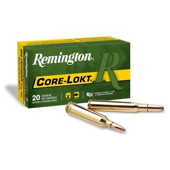 Remington Remington Rifle Ammuntion  243 Winchester, Core-Lokt Pointed Soft Point  100 GR, 2960 fps, 20 Rd/bx