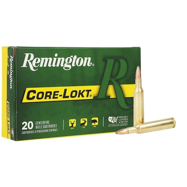 Remington Core-Lokt, 6mm Remington, 100 Grain, Pointed Soft Point Core Lokt, 3100 fps