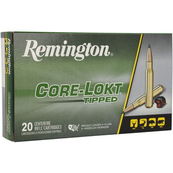 Remington Remington .30-06 Springfield 150 Grains Core-Lokt Tipped Brass Cased Centerfire Rifle Ammo