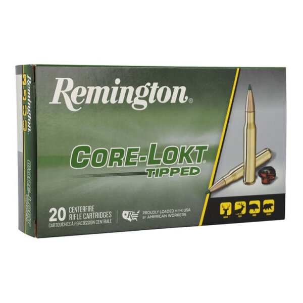 Remington Core-Lokt 30-06 165gr Tipped Ballistic Tip  Ammo 20 Round Box