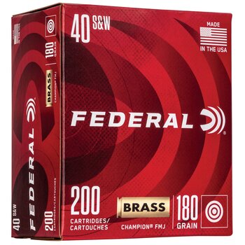 Federal  American Eagle Pistol, 40 S&W 180 Gr, FMJ  200 rds