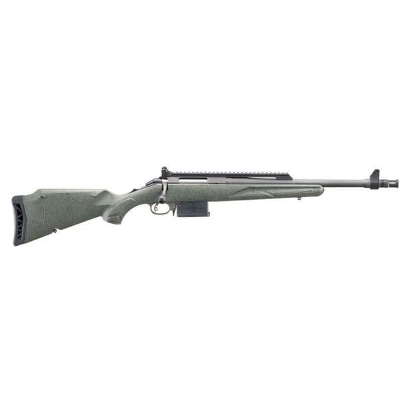Ruger Scout Rifle, 308 Win, 16.1", Cobalt Cerakote, Leaf Green American G2 Stock