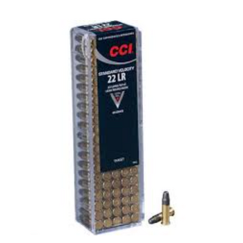 CCI Standard Velocity Ammo 22 LR 40gr Lead Round Nose 100 Rounds
