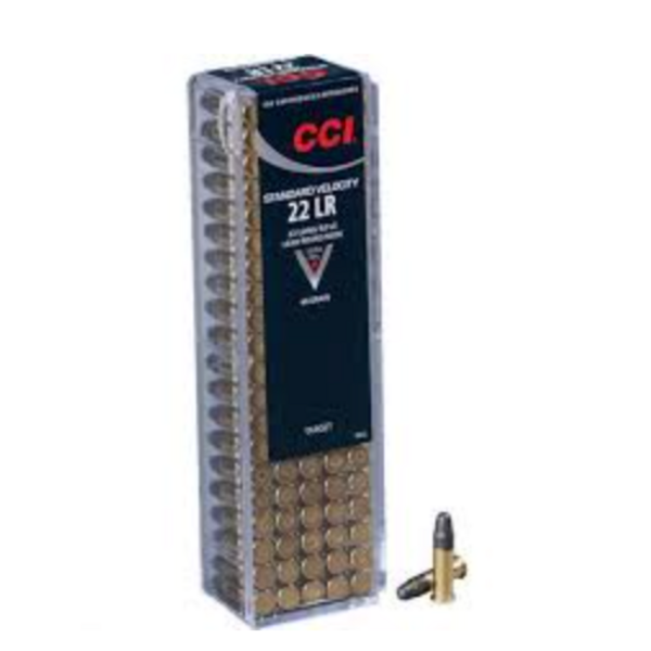 CCI Standard Velocity Ammo 22 LR 40gr Lead Round Nose 100 Rounds