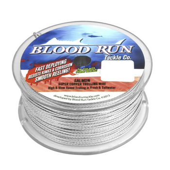 Blood Run Salmon Super Copper Trolling Wire 45lbs 0.037