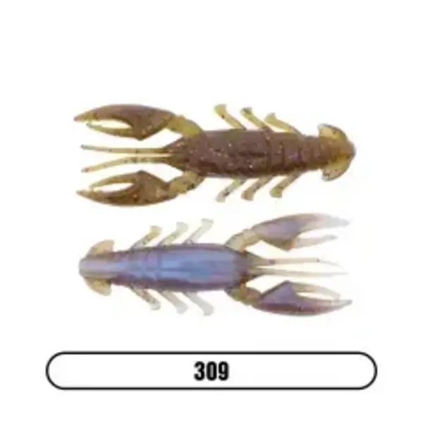 X Zone Stealth Finesse Series Scented Stealth Craw 2.5"