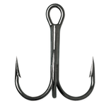 VMC Round Bend Treble Hook 1X Black Nickel