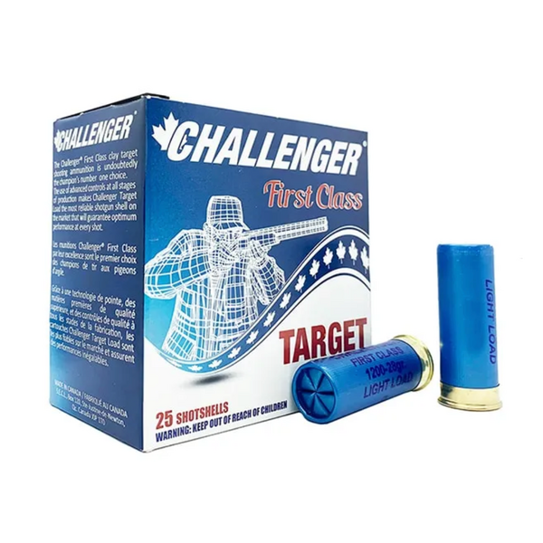 Challenger Handicap Target 12ga 2 3/4" 1 1/8oz # 8 Ammuntion Box of 25