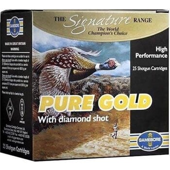 Gamebore Pure Gold 12Ga 2 1/2" #6 Paper Case Shotshells Box of 25