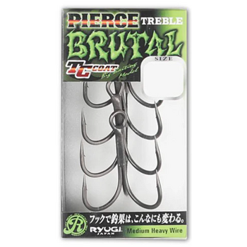 Ryugi Pierce Treble Brutal #1/0 3-pk