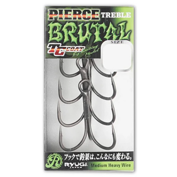 Ryugi Pierce Treble Brutal #1/0 3-pk