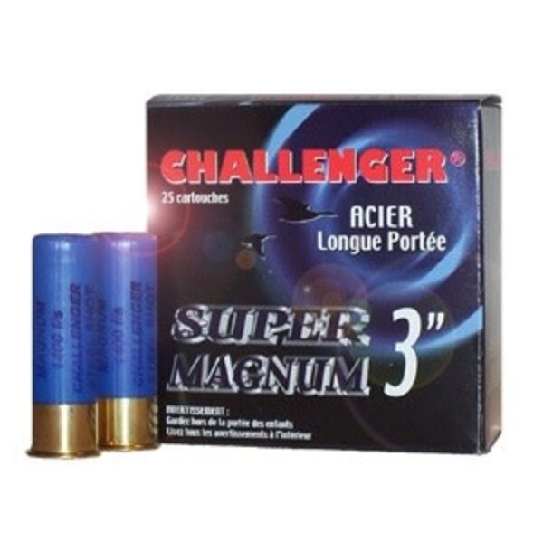 Challenger Super Magnum 3" #4 1 3/8 OZ Steel Shot Ammunition