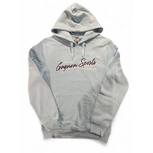 Gagnon Sports Clothing Logo Hoodie Sky Blue