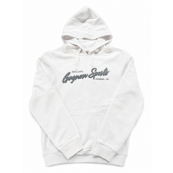 Gagnon Sports Clothing Logo Hoodie White