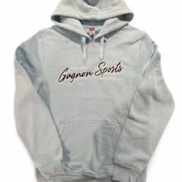 Gagnon Sports Clothing Logo Hoodie Sky Blue