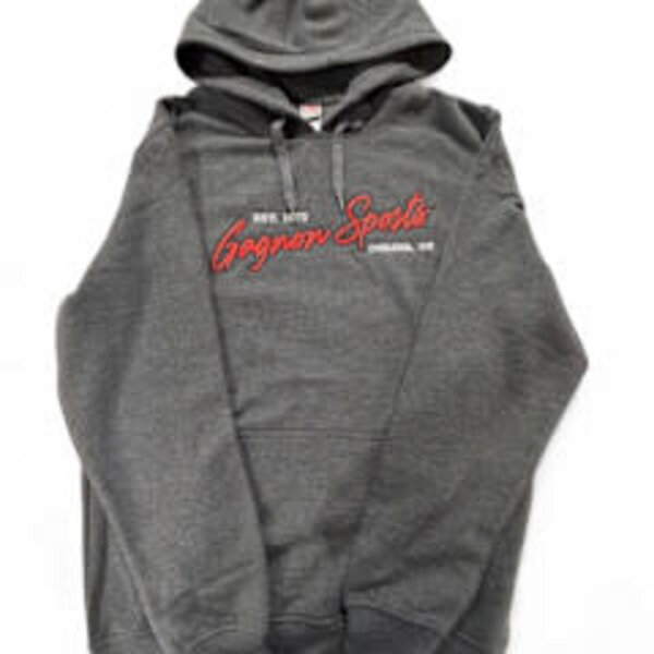 Gagnon Sports Clothing Logo Hoodie Heather Grey