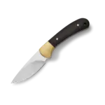 Buck Buck 113 Ranger Skinner Knife Genuine Ebony Handle with Brass Bolster and Lanyard Hole
