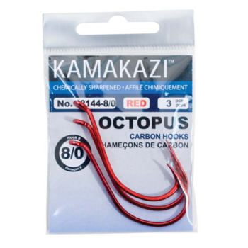 Kamakazi Red Octopus Hook