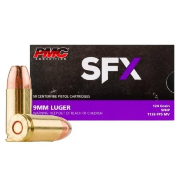 PMC PMC Bronze 9mm 147gr. SFX 50rds HP
