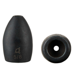 X Zone Tungsten Flipping Weight Black 1/4oz 3-pk