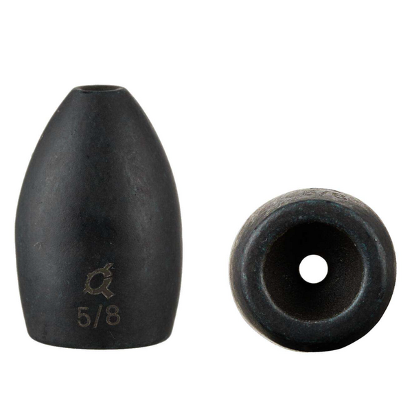 X Zone Tungsten Flipping Weight Black 1/4oz 3-pk