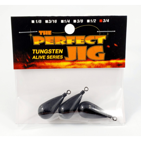 The Perfect Jig Tungsten Alive Series Dropshot Weight