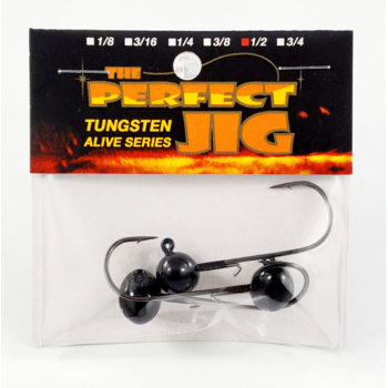 The Perfect Jig Tungsten Alive Series Football Head