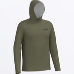 FXR Men's Attack UPF PO Hoodie Moss/Char