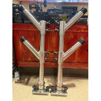 RB Custom Rod Holder RB Custom Adjustable 2 Rod Holder Tree  (Pair)