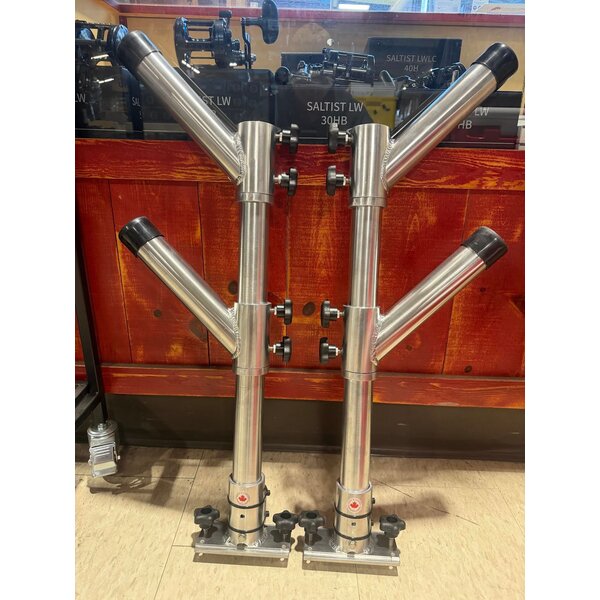 RB Custom Rod Holder RB Custom Adjustable 2 Rod Holder Tree  (Pair)