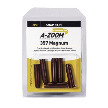 A-Zoom A-Zoom Snap Caps 357 Mag 6/Pk