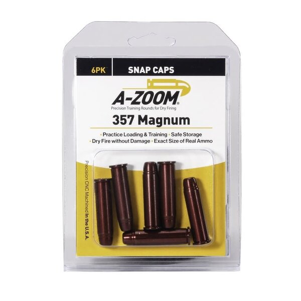 A-Zoom A-Zoom Snap Caps 357 Mag 6/Pk