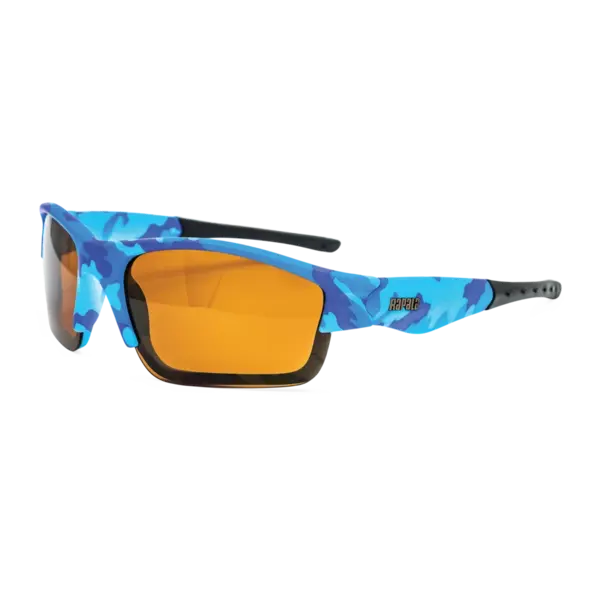 Rapala Boys Polarized Fishing Glasses. Blue Camo
