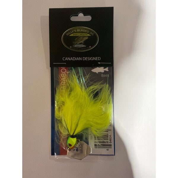 Billy's Bladed Jig Custom Tied Marabou Skirt