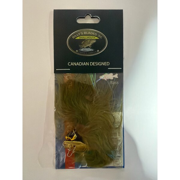 Billy's Bladed Jig Custom Tied Marabou Skirt