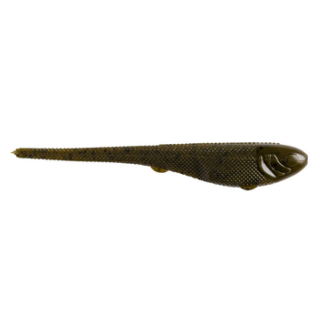 Yum Scottsboro Sniper Shad 5" 6pk Green Pumpkin