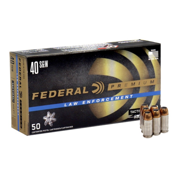 Federal  Prem 40Cal  180GR JHP 50 Round Box