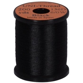 Uni-Thread 6/0 Black 200yds 136D