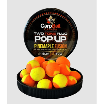 CarpBait Canada Two Tone Fluo Pop Up 15mm 40g