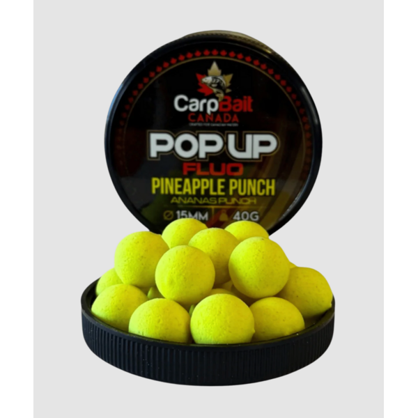 CarpBait Canada Fluo Pop Up 15mm 40g