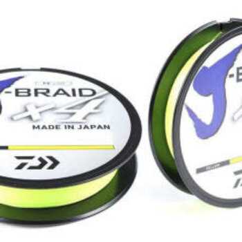 Daiwa J-Braid X4 Yellow 150yd