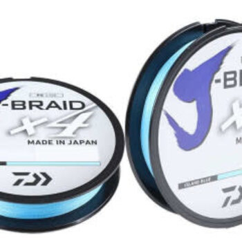 Daiwa J-Braid X4 Island Blue 150yd