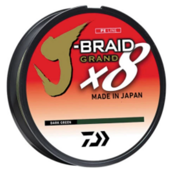 Daiwa J-Braid X8 Grand Dark Green 150yd