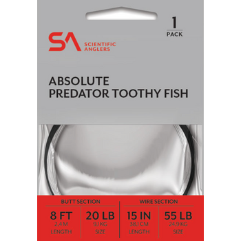 Scientific Anglers Absolute Predator Toothy Fish Leader 1-pk