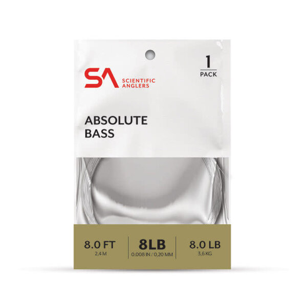 Scientific Anglers Absolute Bass Leaders 8' 10.0lb