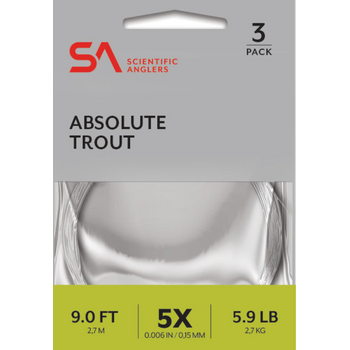 Scientific Anglers Absolute Trout Leader 9' 1-pk