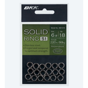 BKK BKK Solid Ring-51 #3 18-pk (100lb)