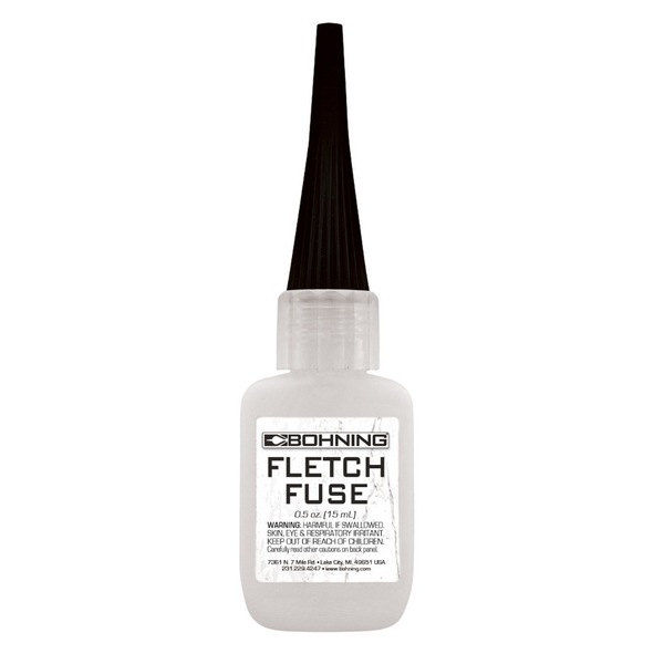 Bohning Adhesive Fletch-Fuse Instant Glue 1/2 oz. Vane and Insert Glue